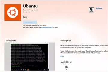 Ubuntu Windows Store