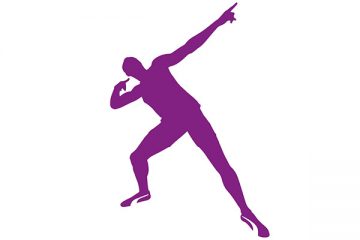 Bolt’un yarış sonrası zaferini kutlamak için verdiği ikonik pozu